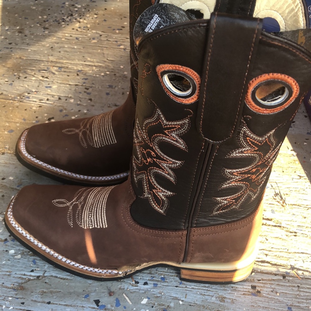 Rodeo High quality leather material Cowboy boot